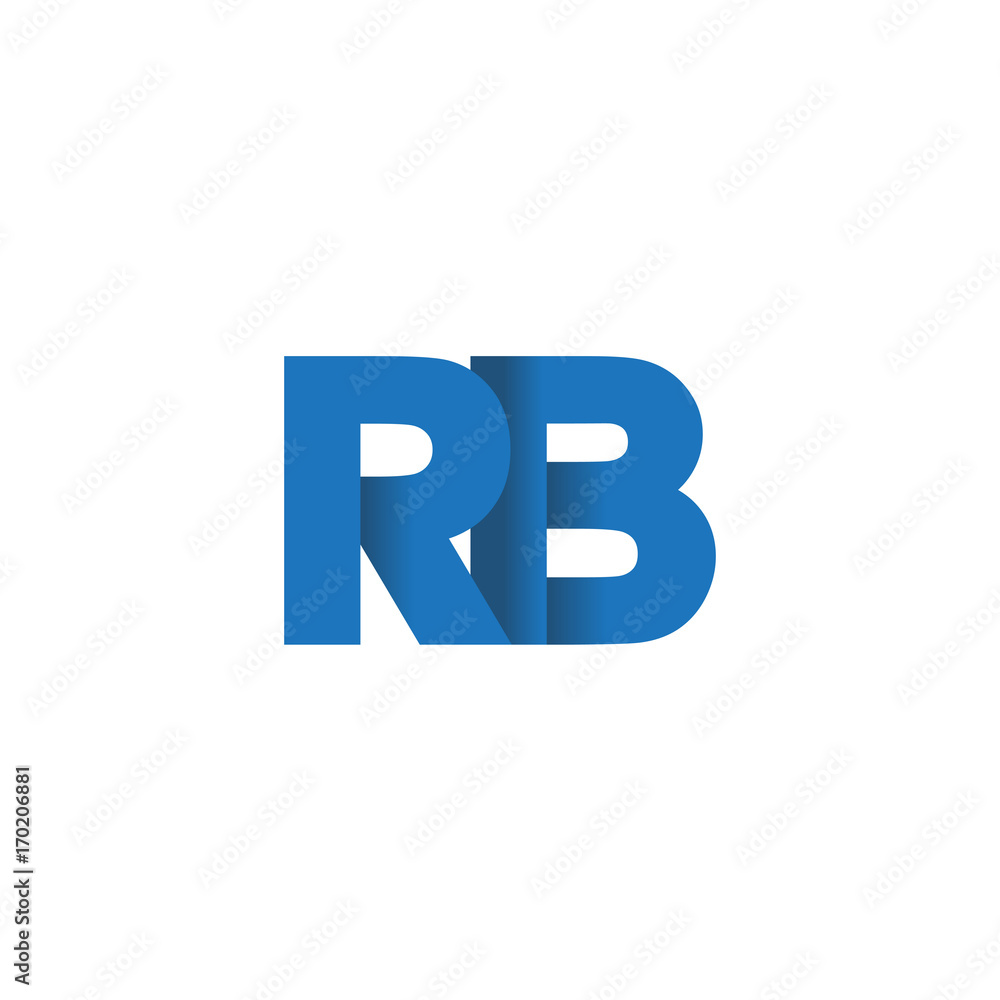 R B RB Initial Letter Logo design vector template Graphic - stock vector  2005384 | Crushpixel