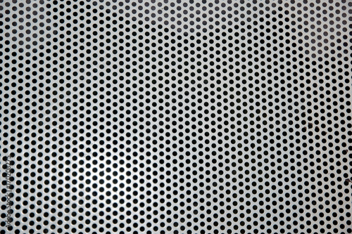 Wallpaper Mural Metallic Texture - Metal Grid on wide Background Torontodigital.ca