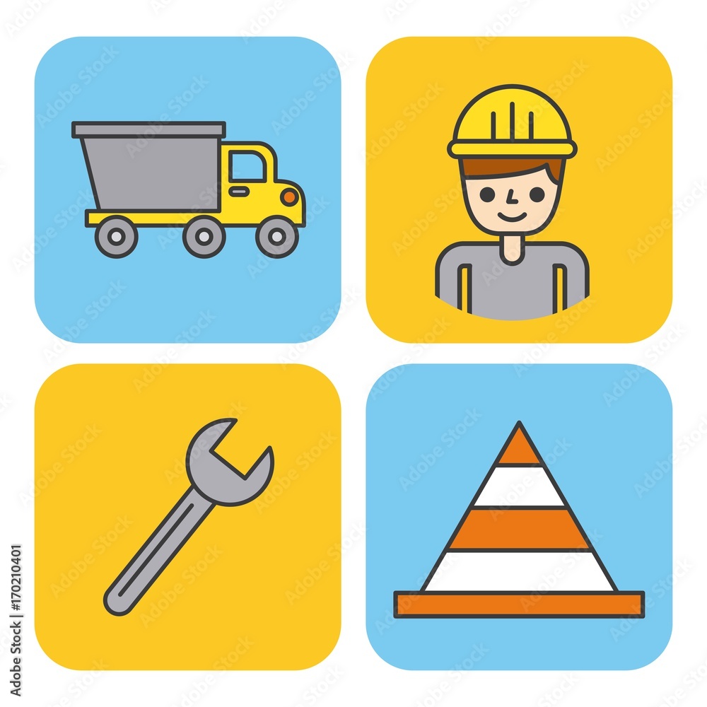 collection under construction tools repair equipment icons vector illustration collection under construction tools repair equipment icons vector illustration