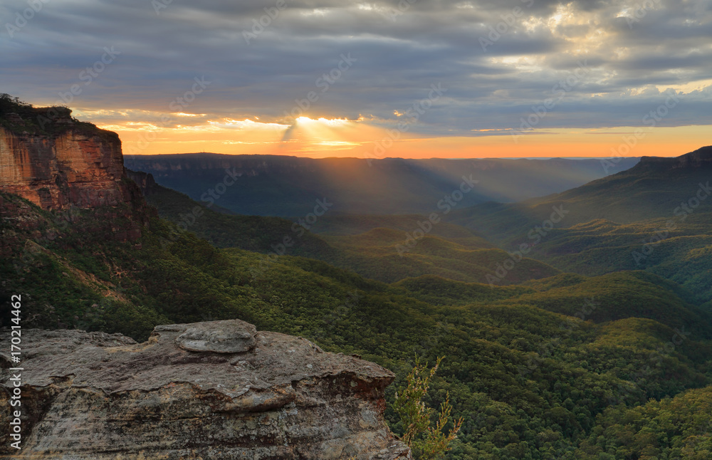Sunrise Blue Mountains Australia