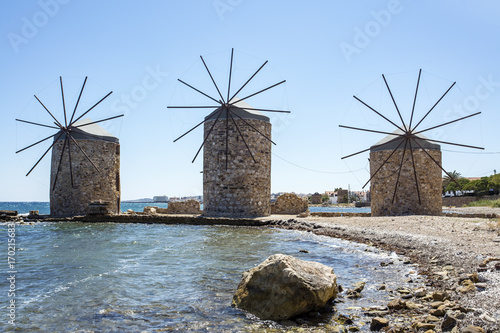 Chios Adası Yel Değirmenleri