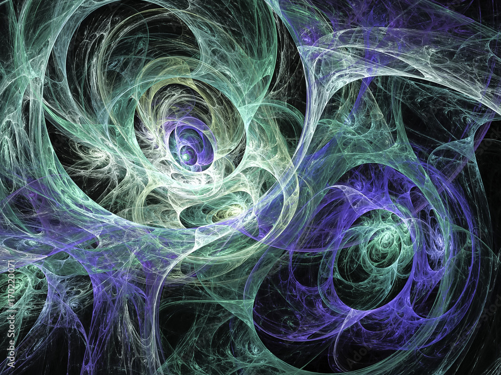 Abstract multicolored illustration on a dark background Abstract multicolored illustration on a dark background