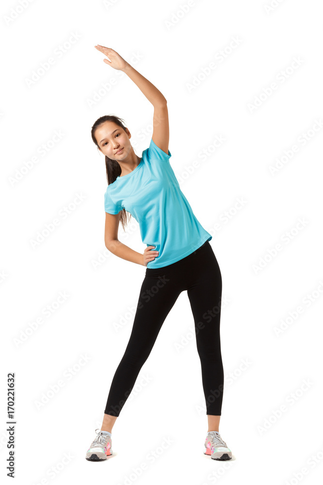 Fitness woman full length Fitness woman full length