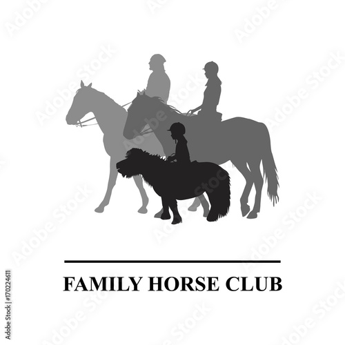 Family horse club emblem