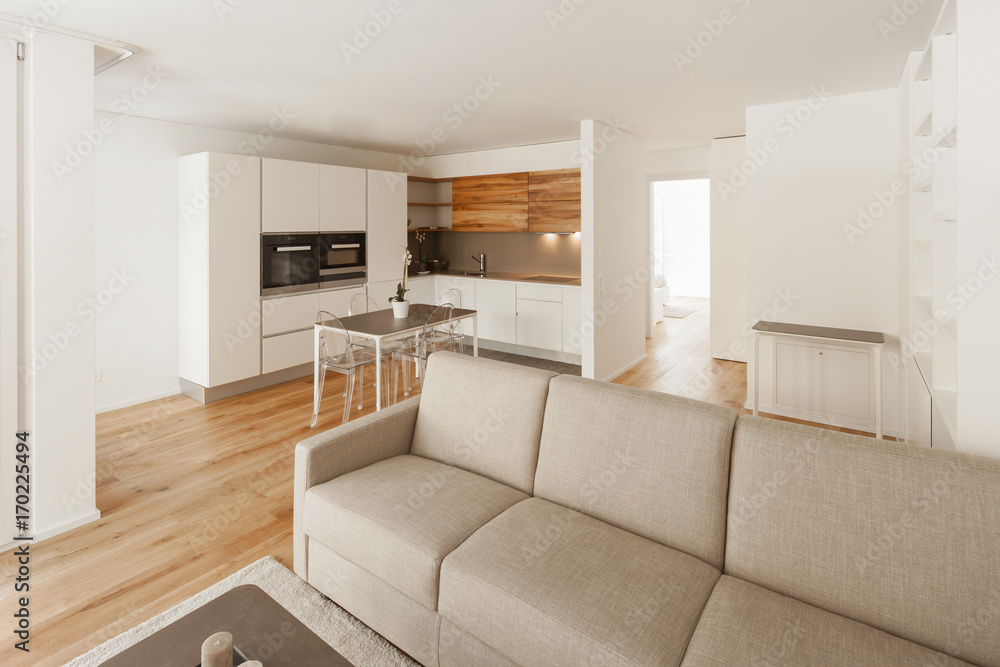 Fototapeta premium Modern minimal open space