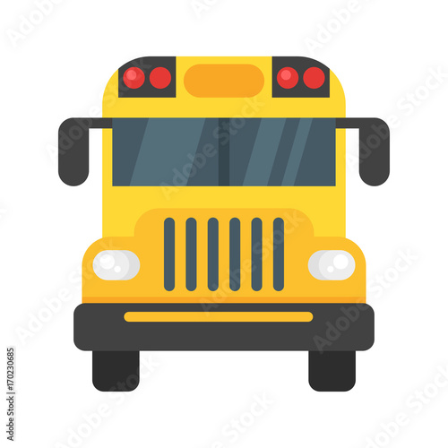 school bus front
