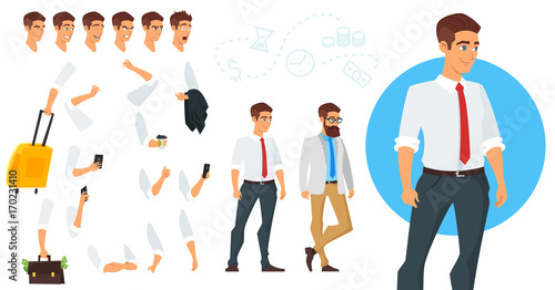 constructor of businessman character