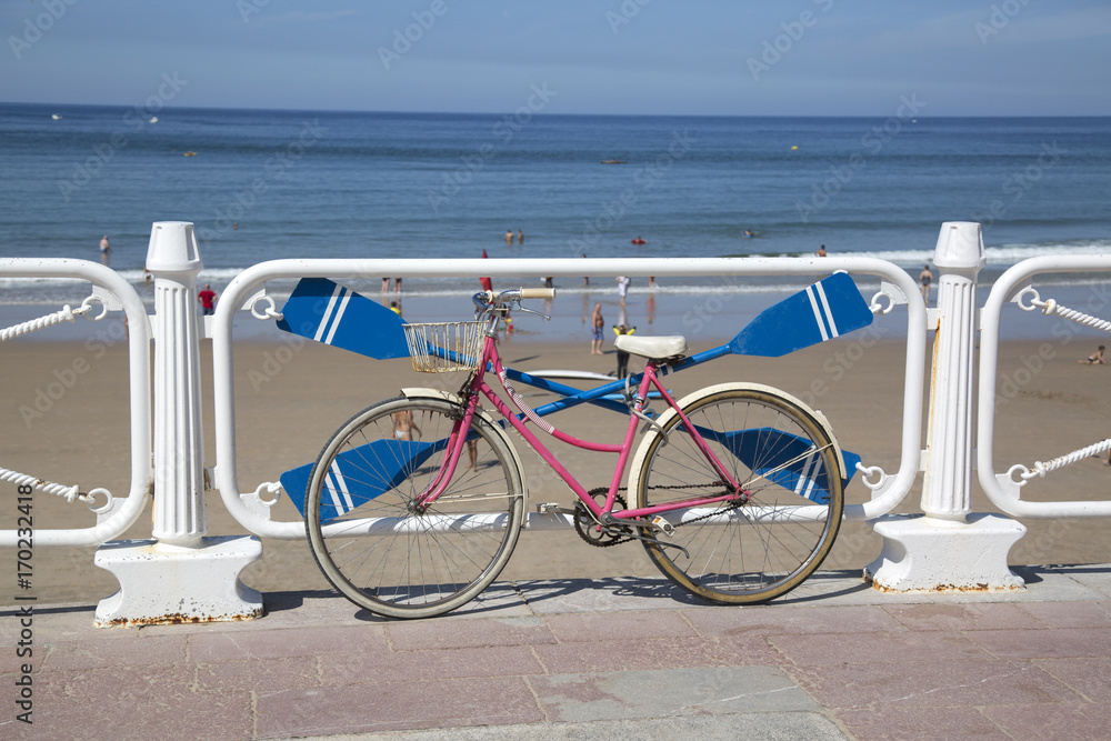 Bike, Promenarde and Beach at Ribadesella