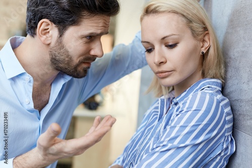 Foto Arguing couple