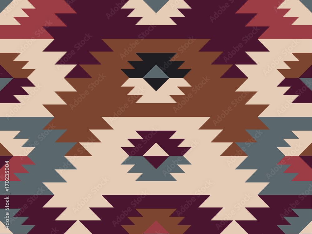Abstract ethnic pattern. Background in navajo style Abstract ethnic pattern. Background in navajo style