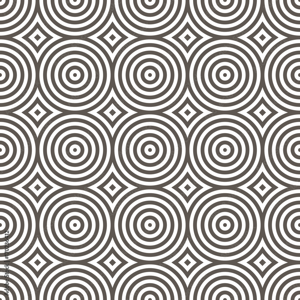 Seamless pattern geometric circle Seamless pattern geometric circle