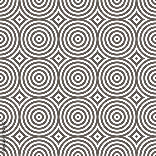 Seamless pattern geometric circle