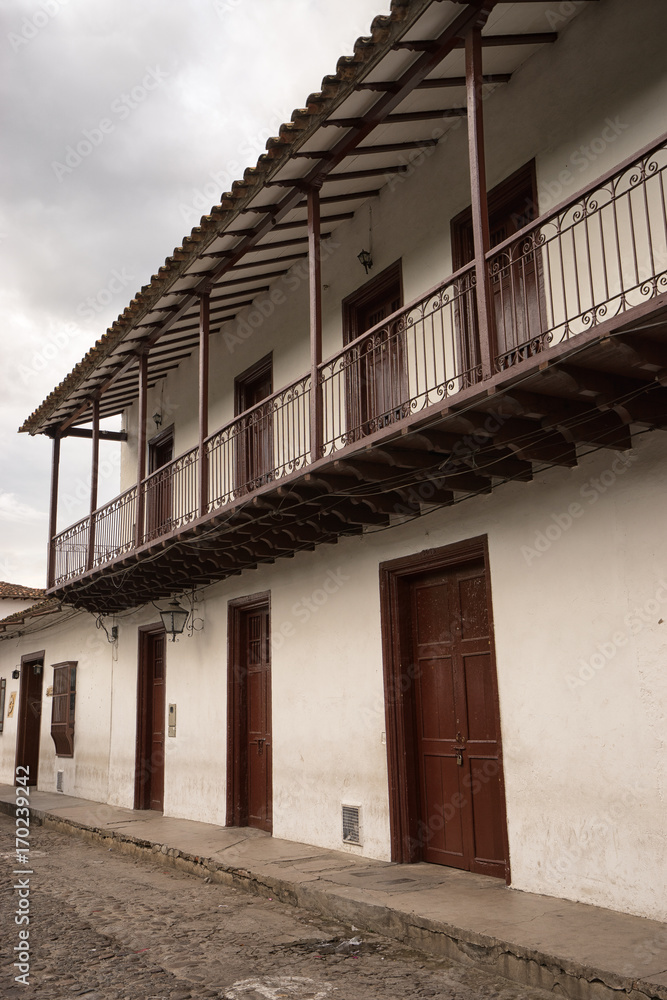 colonial architecture in Giron Santander, Colombia colonial architecture in Giron Santander, Colombia