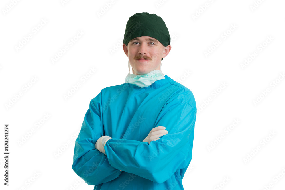 portrait medical doctor on white background portrait medical doctor on white background