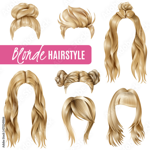 Coiffures For Blond Women Set