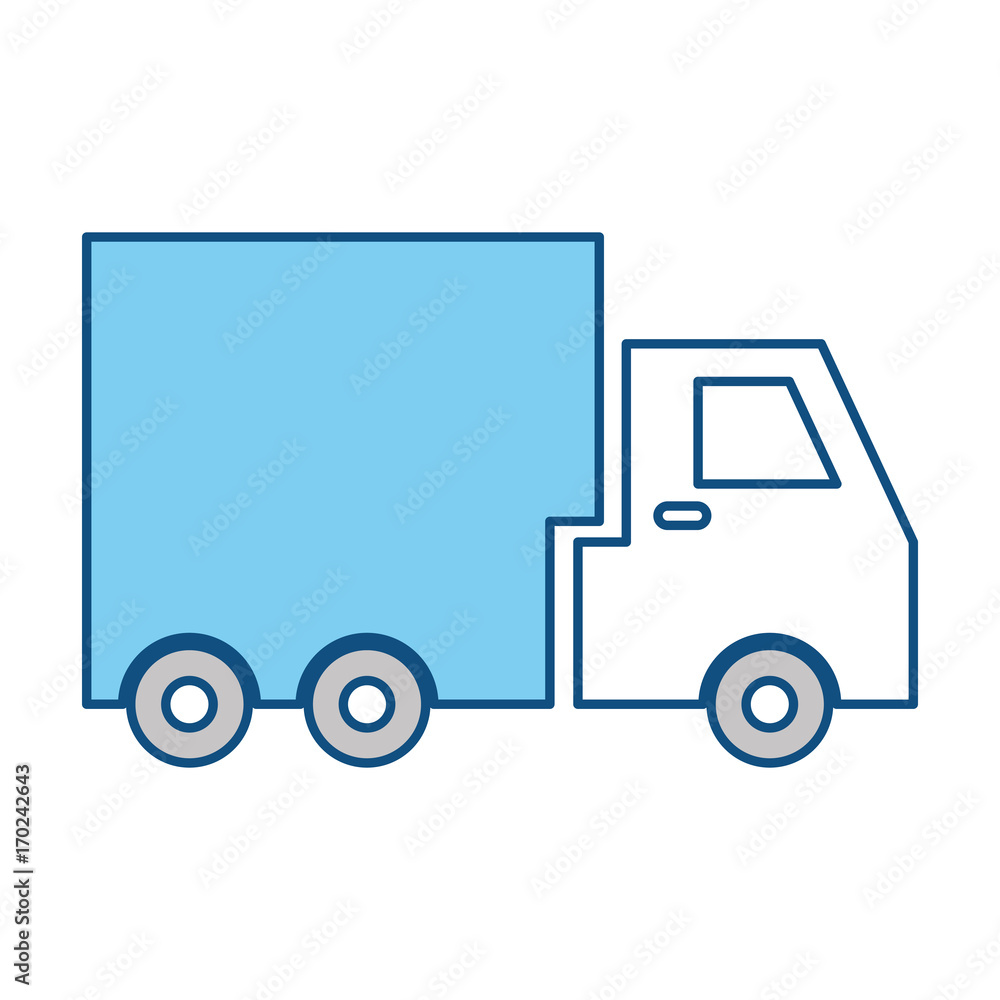 cargo truck icon over white background vector illustration cargo truck icon over white background vector illustration