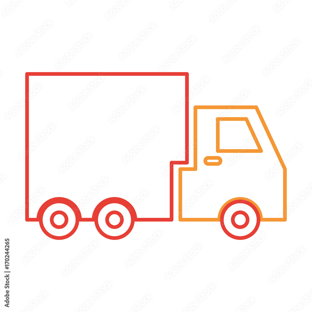 cargo truck icon over white background vector illustration cargo truck icon over white background vector illustration