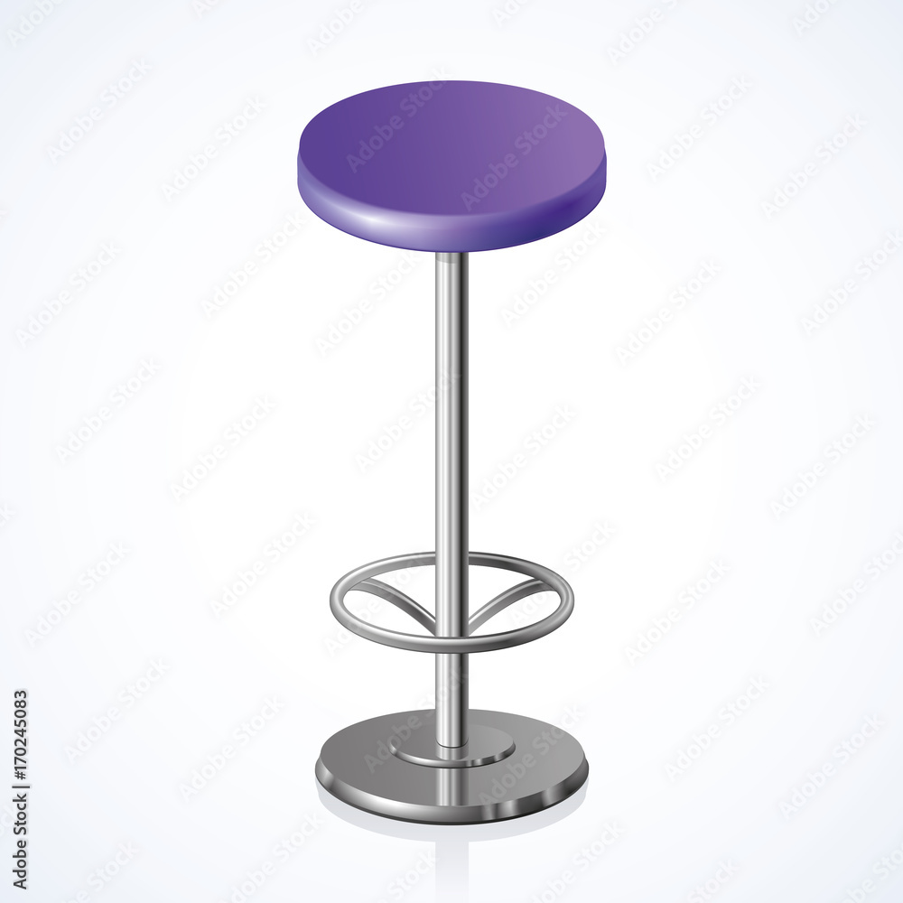 Rounded chair. Vector illustration Rounded chair. Vector illustration