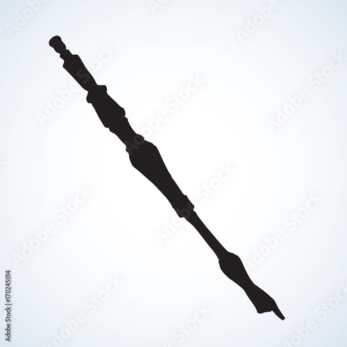 Pointer for reading the Torah. Vector drawing
