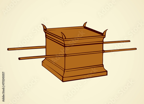 Altar. Vector drawing