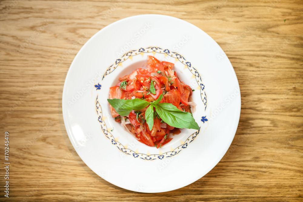 Tomato and onion salad Tomato and onion salad