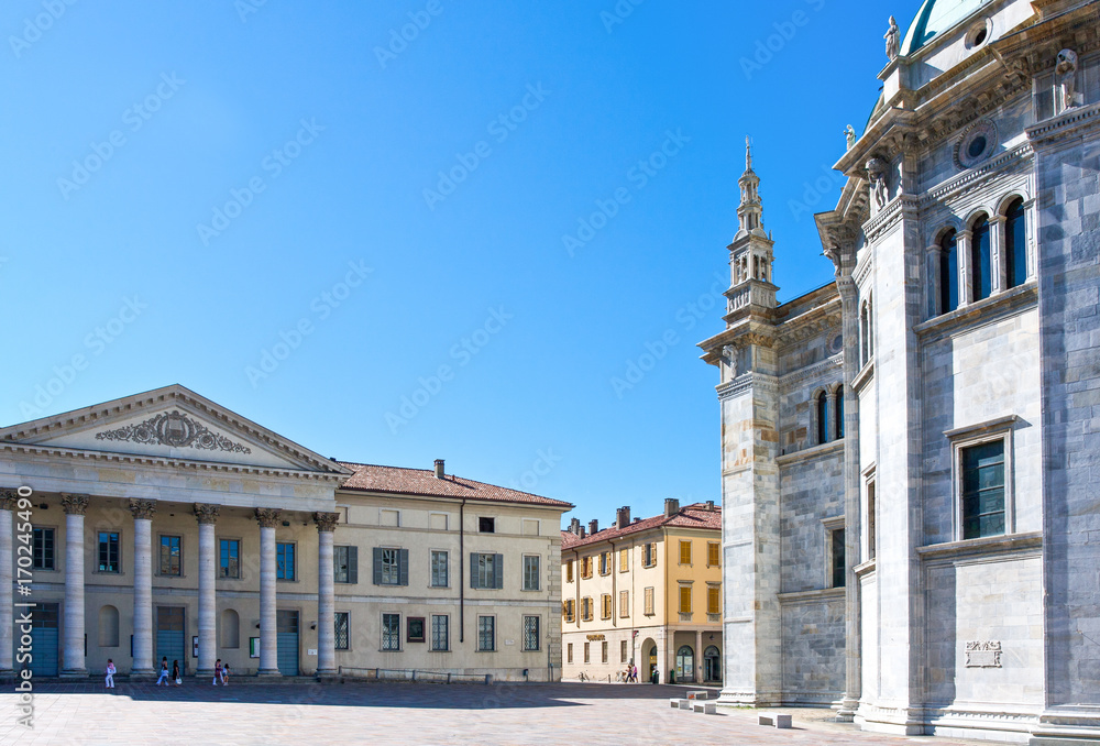 Fototapeta premium Architectures and landscapes of Como Lake
