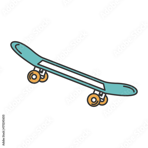 skate board isolated icon vector illustration design