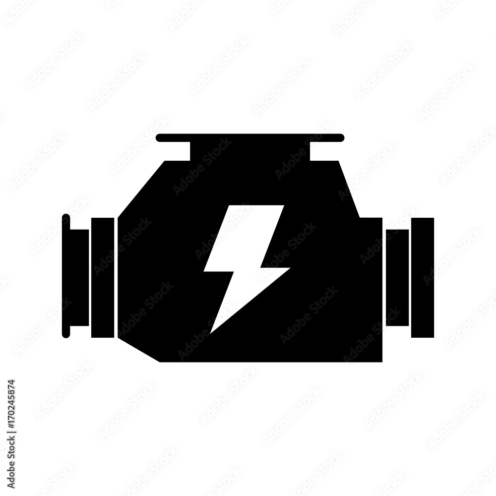 Photo & Art Print car carburetor powerful engine machine symbol vector ...