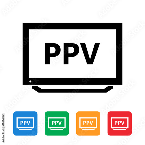 Pay Per View Icon Graphic Design
