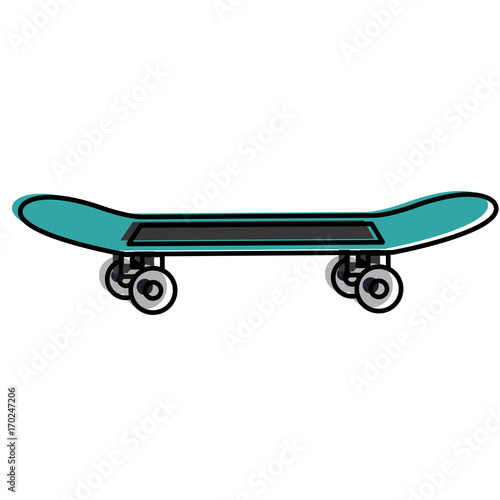 skate board isolated icon vector illustration design
