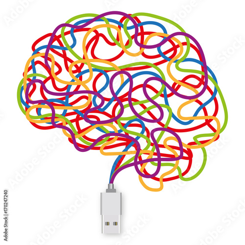 intelligence artificielle - cerveau - ai - intelligence -symbole