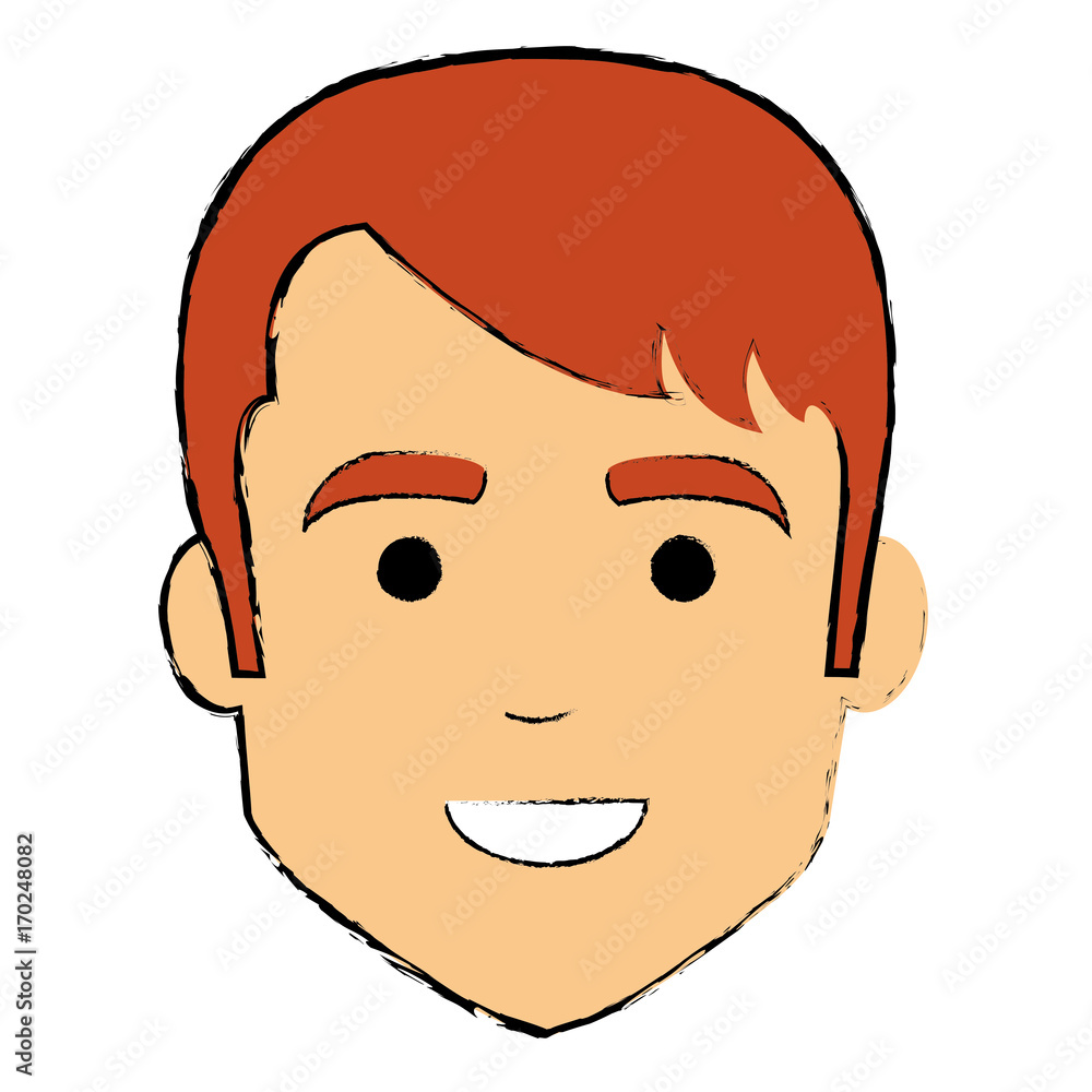 young man head avatar character vector illustration design young man head avatar character vector illustration design