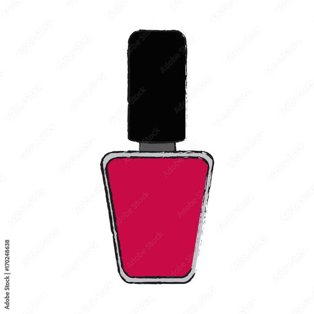Nail polish of make up accesories and cosmetic theme Isolated design Vector illustration Nail polish of make up accesories and cosmetic theme Isolated design Vector illustration