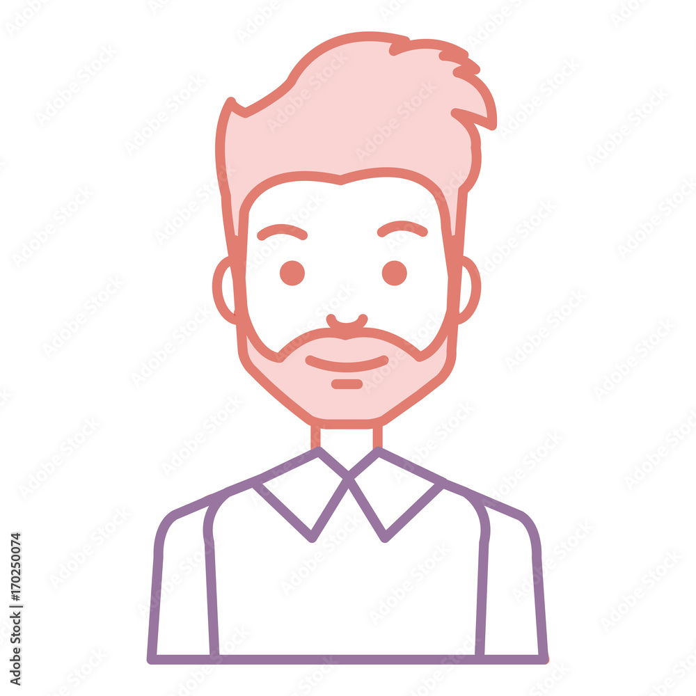 young man with beard avatar character vector illustration design young man with beard avatar character vector illustration design