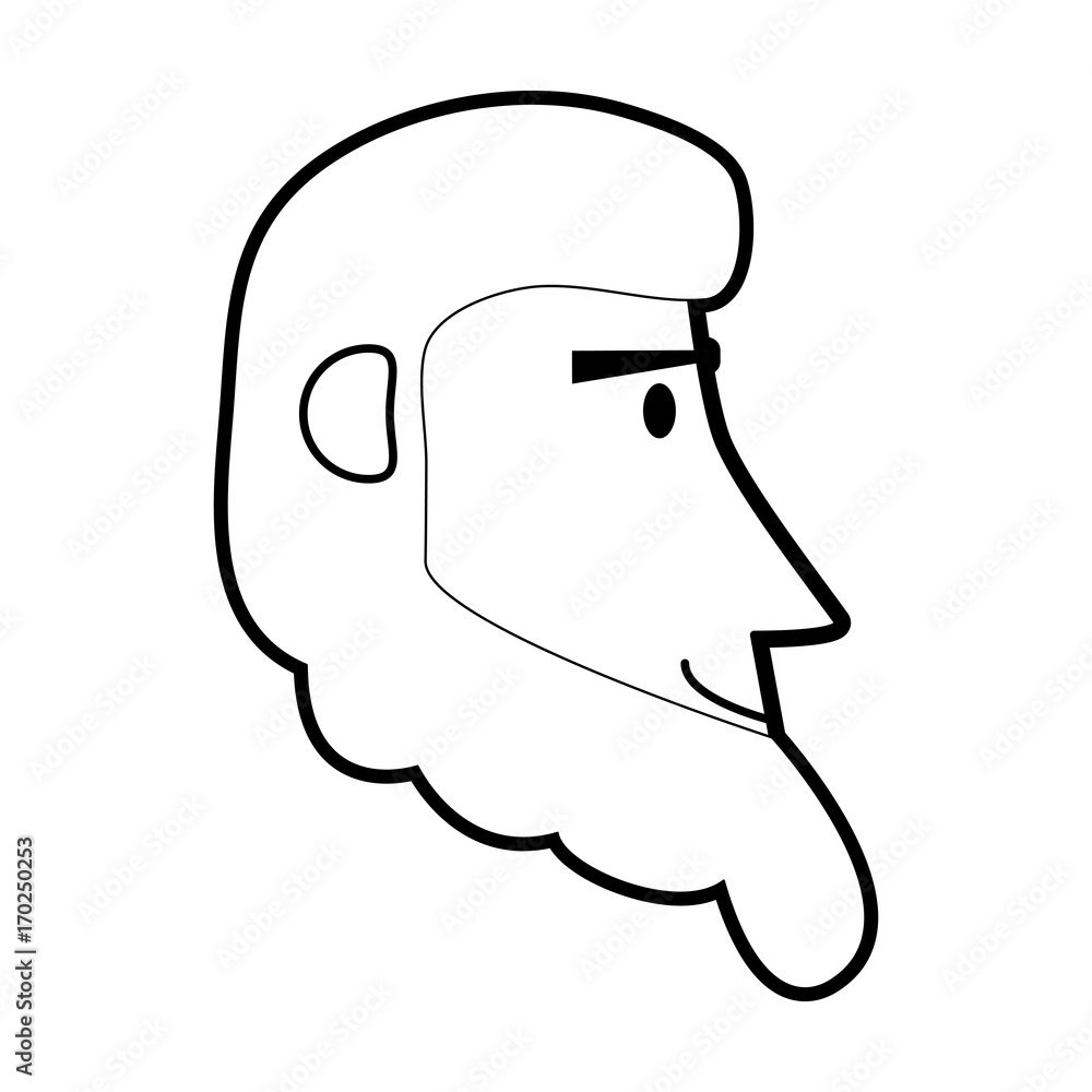 Man of Male avatar person people and human theme Isolated design Vector illustration Man of Male avatar person people and human theme Isolated design Vector illustration