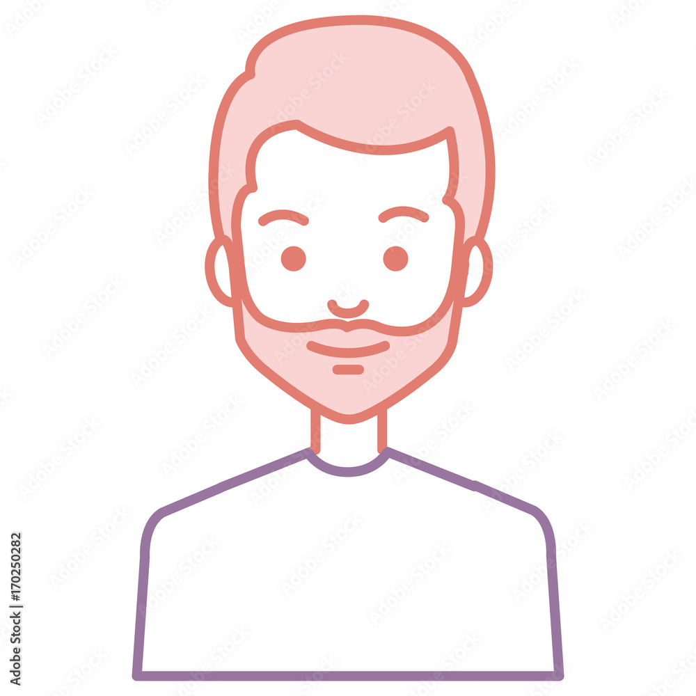 young man with beard avatar character vector illustration design young man with beard avatar character vector illustration design