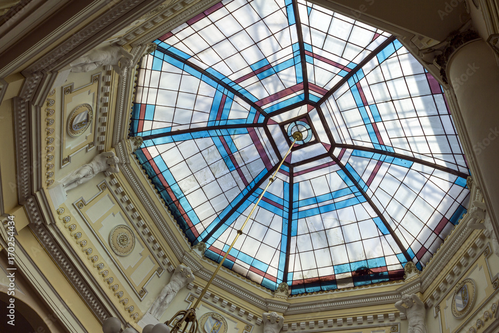Glass roof of a museum