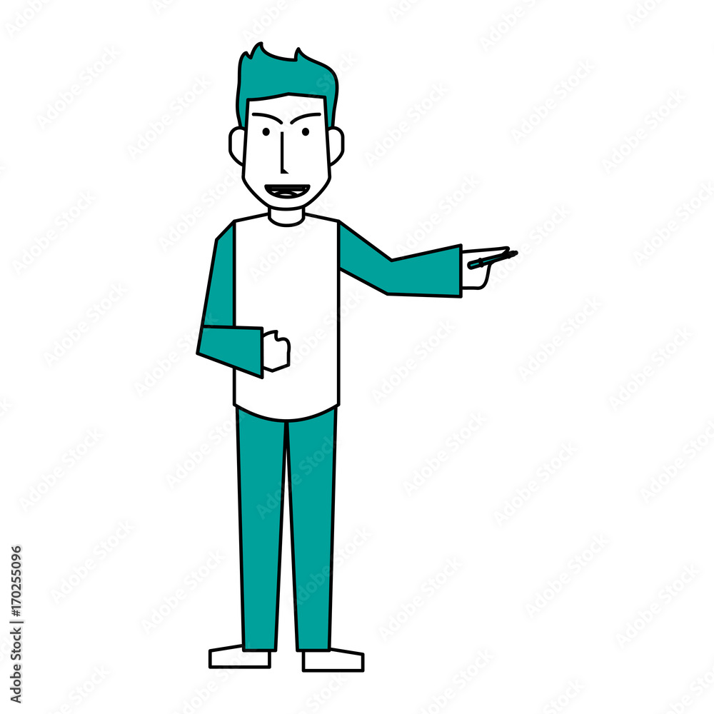 Man cartoon of male avatar person people and human theme Isolated design Vector illustration Man cartoon of male avatar person people and human theme Isolated design Vector illustration