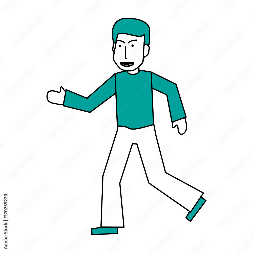 Man cartoon of male avatar person people and human theme Isolated design Vector illustration Man cartoon of male avatar person people and human theme Isolated design Vector illustration