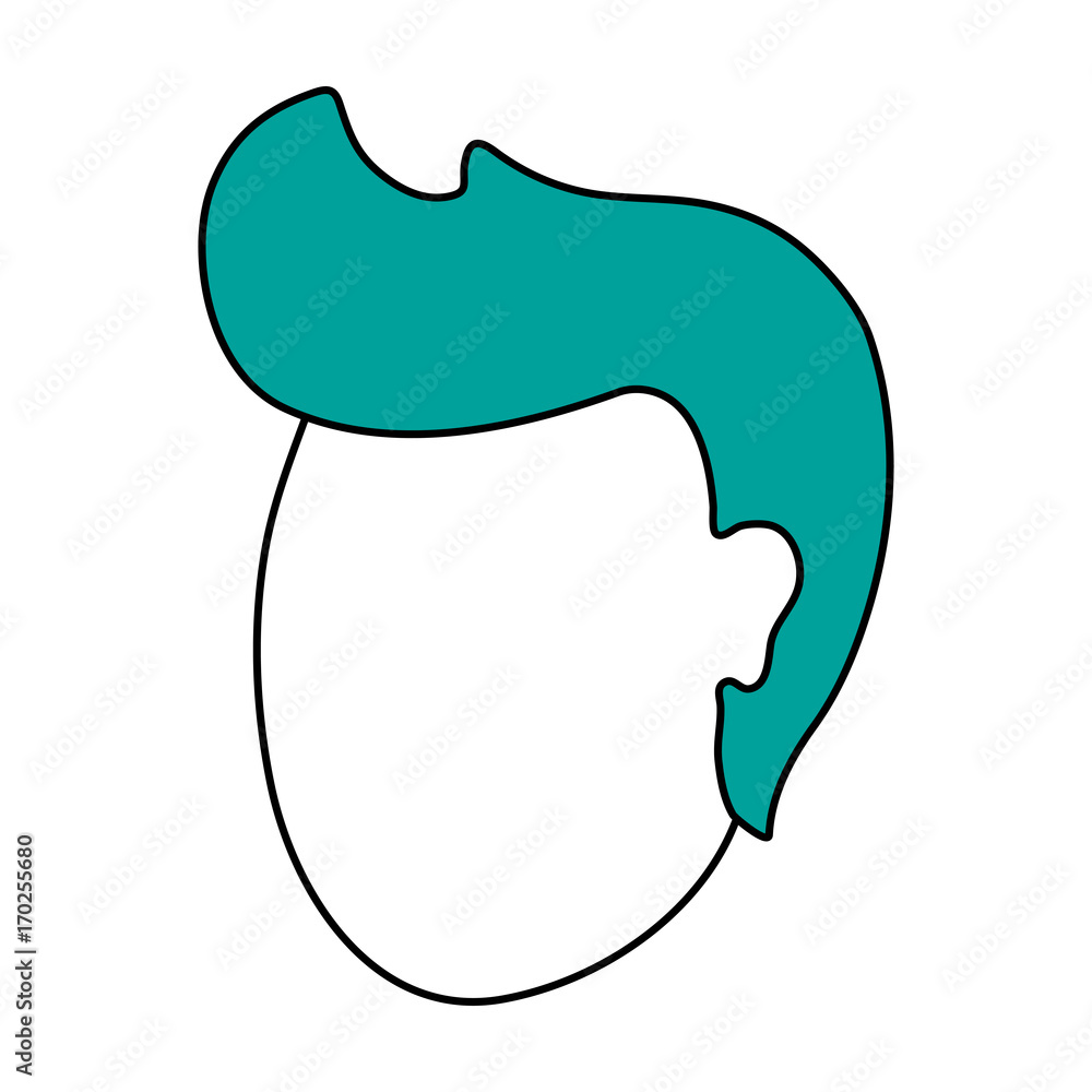 Man head of male avatar person people and human theme Isolated design Vector illustration Man head of male avatar person people and human theme Isolated design Vector illustration
