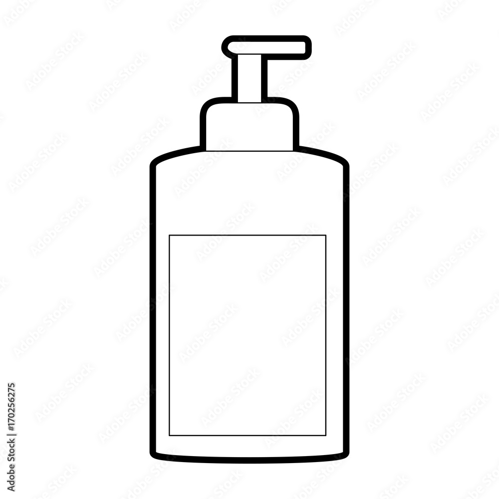Cream bottle of healthy lifestyle and skincare theme Isolated design Vector illustration Cream bottle of healthy lifestyle and skincare theme Isolated design Vector illustration