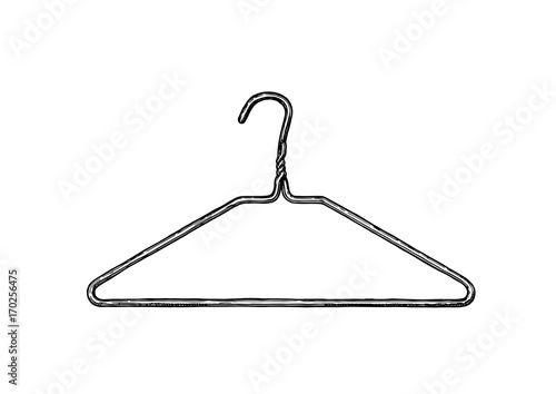 illustration of coat hanger