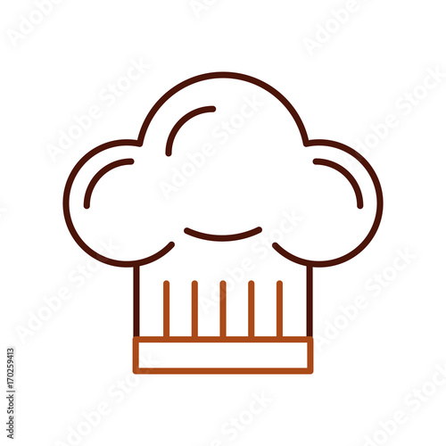 boss chef hat accessory uniform emblem vector illustration
