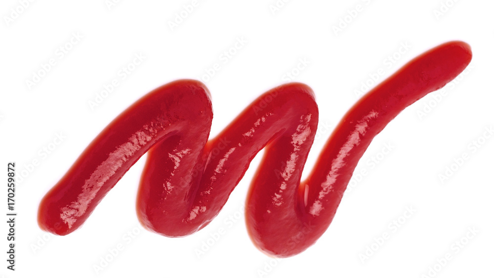 tomato sauce isolated on white background tomato sauce isolated on white background