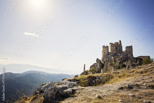 Rocca Calascio. Rocca situata a 1400m sugli Appennini abruzzesi photo