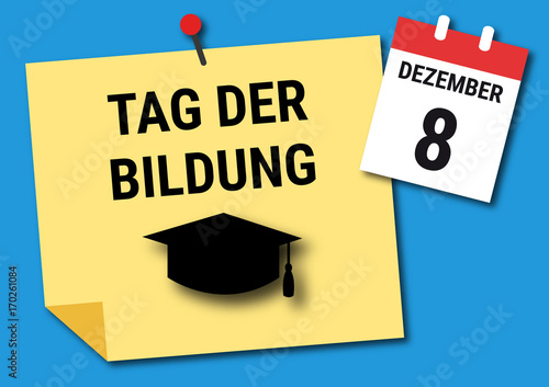 Welt-Bildungstag am 08. Dezember