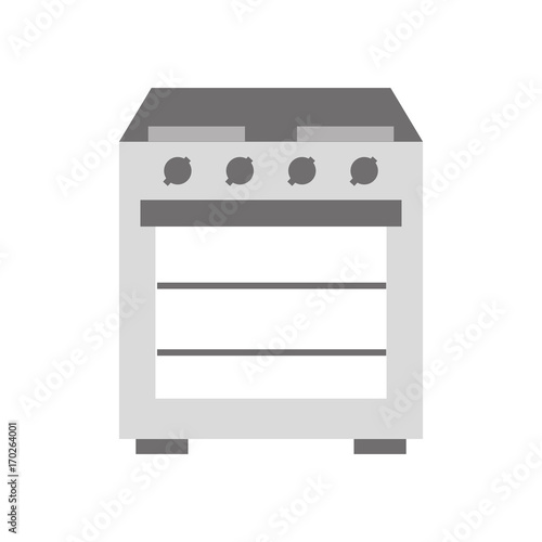 applicance oven kitchen machine image vector illustration