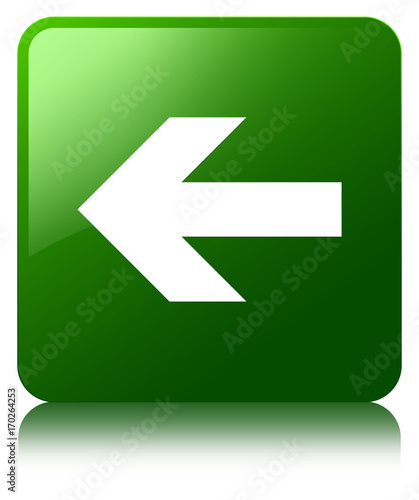 Free Download Back arrow icon green square button - GFXLoad