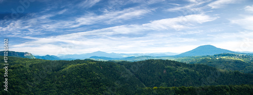 Panoramablick von Kaiserkrone in der Sächsischen Schweiz