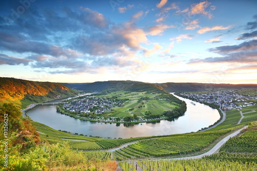 Moselschleife im Herbst